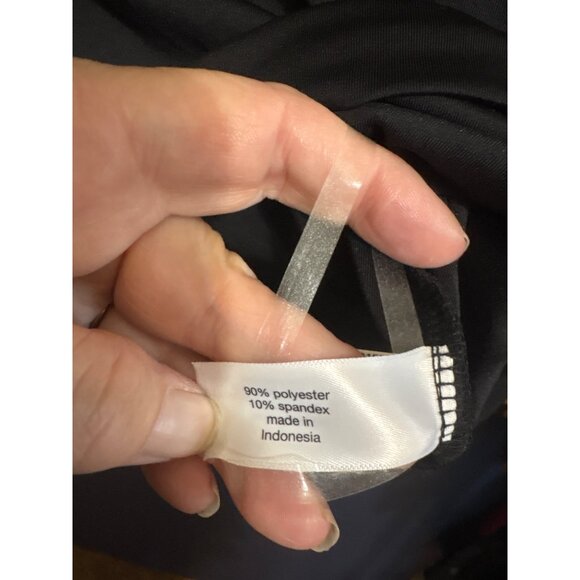 Lane Bryant Black Long Sleeve Crop Top 22/24 - Picture 3 of 4